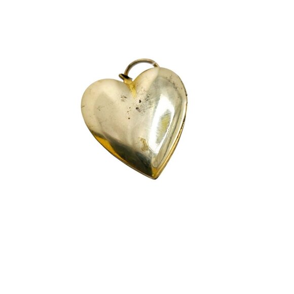 Vintage Brass Detailed Heart Locket (A8199) - Picture 2 of 5
